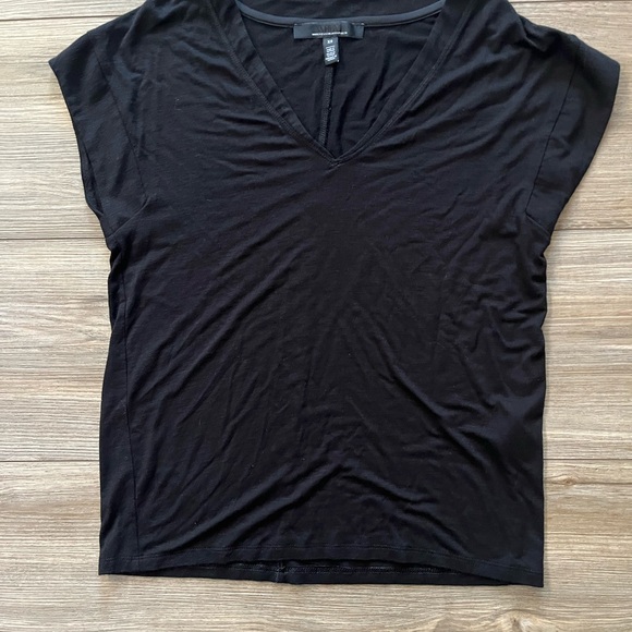 White House Black Market Set of 2 Black and Striped Tees Womens XS - Picture 8 of 12